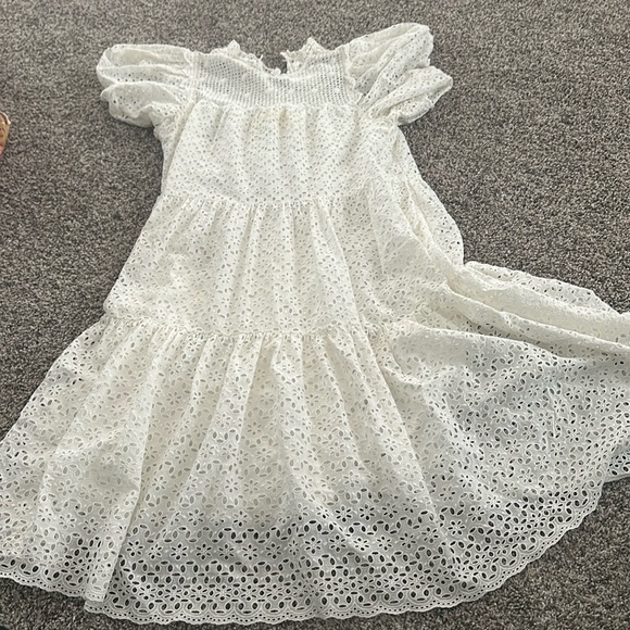 Ulla Johnson White Crochet Dress Size 2 - Picture 1 of 3